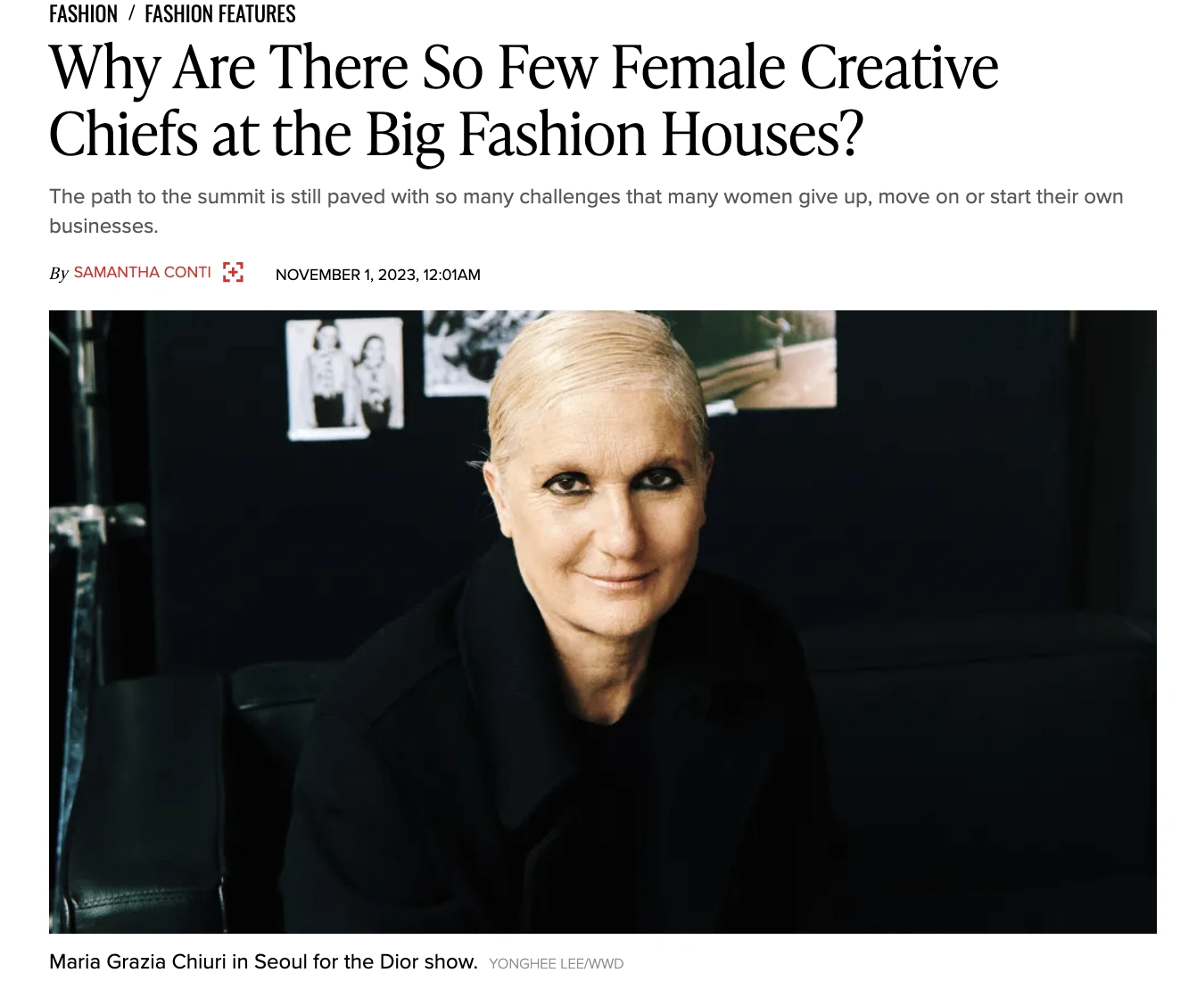 So Few Female Creative Chiefs